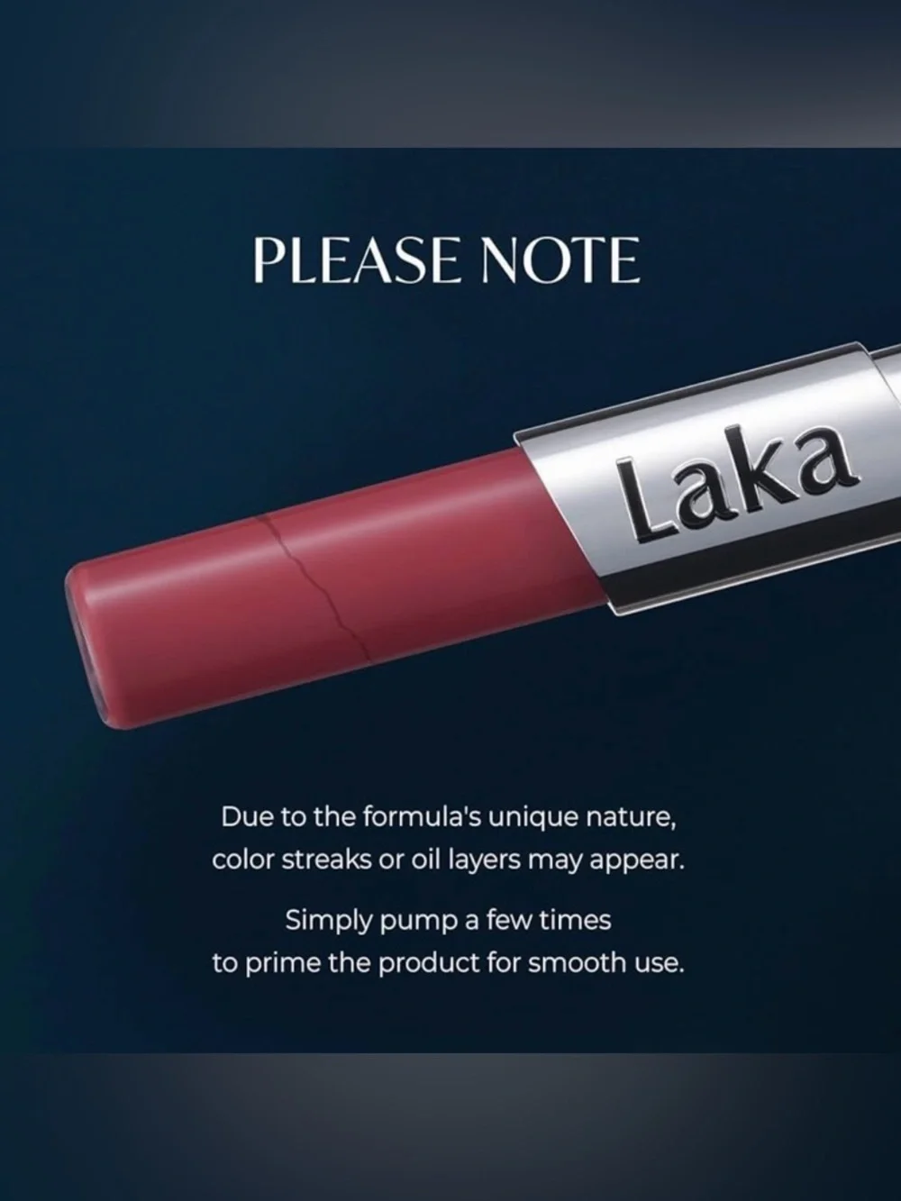 K-beauty Laka Perfect Twin Lip Matte Stain & Gloss Guilty Mauve
